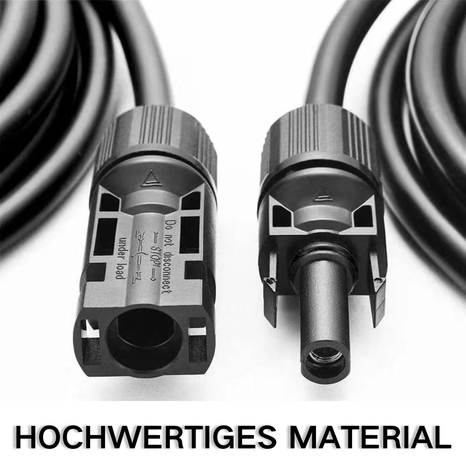 Kabel solarny 4 mm² przedłużacz kabla słonecznego 3 m, wtyczka MC4 PV wtyczka 4mm2 (4 mm²3 m czarny)
