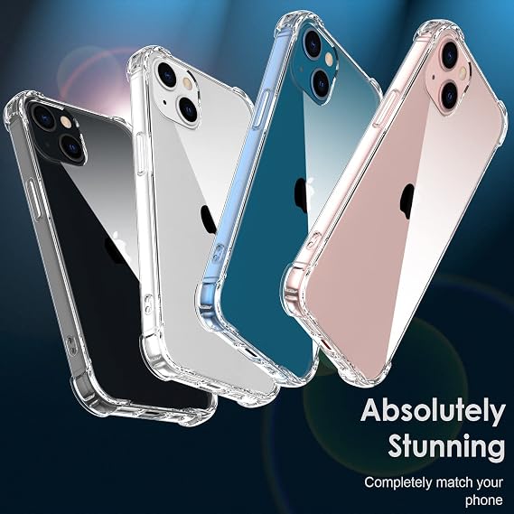 Custom Name & Number Crystal Clear Football Case for iPhone 17 Pro Max 16 15 Plus 14 13 Mini 12 11 Xs Max Xr SE3,with 4 Shockproof Corners Customized Transparent Case(Dallas)