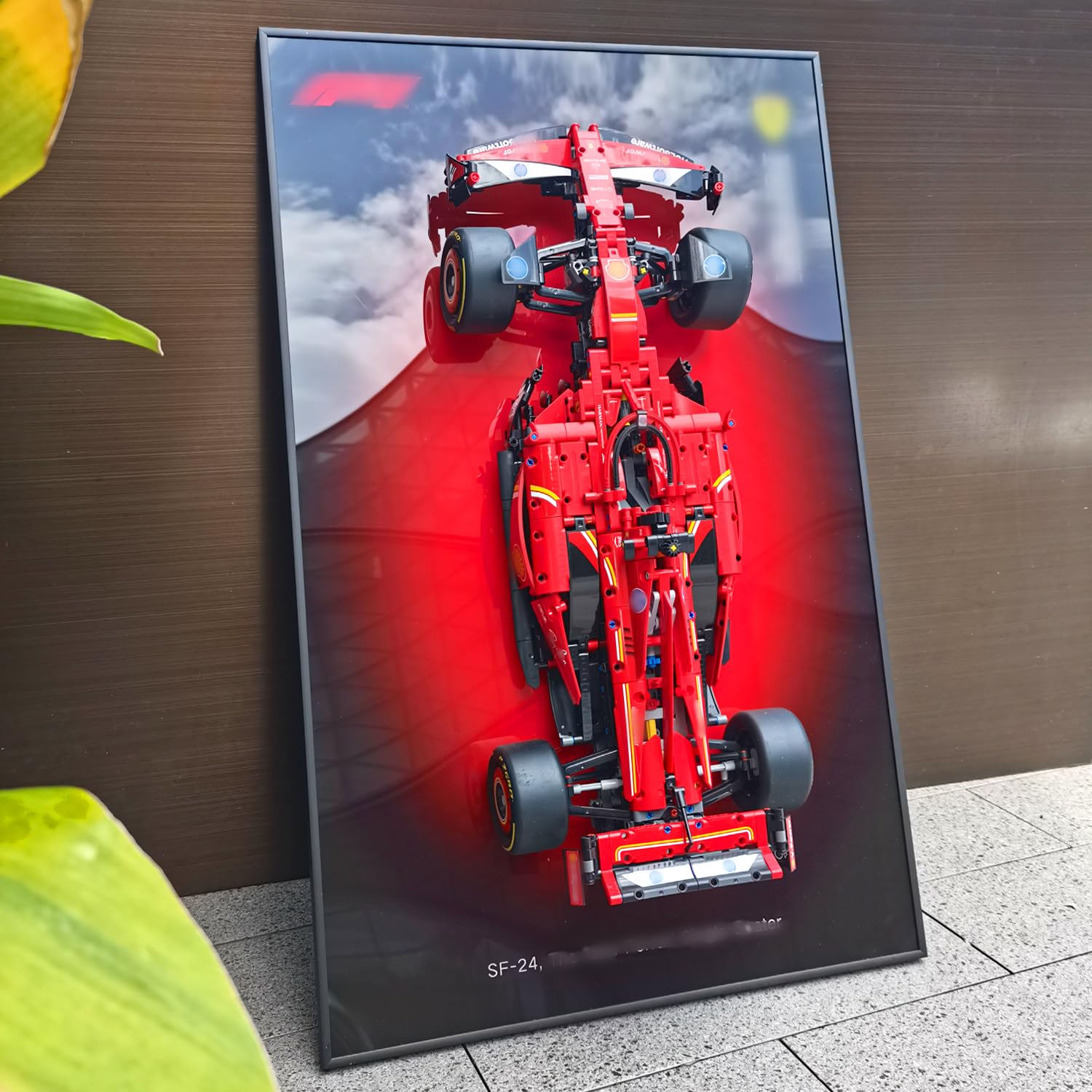 レゴ テクニック Ferrari SF24 F1対応 壁掛け フレーム ボード レゴ テクニック Ferrari SF24 F1対応 壁掛け フレーム ボード