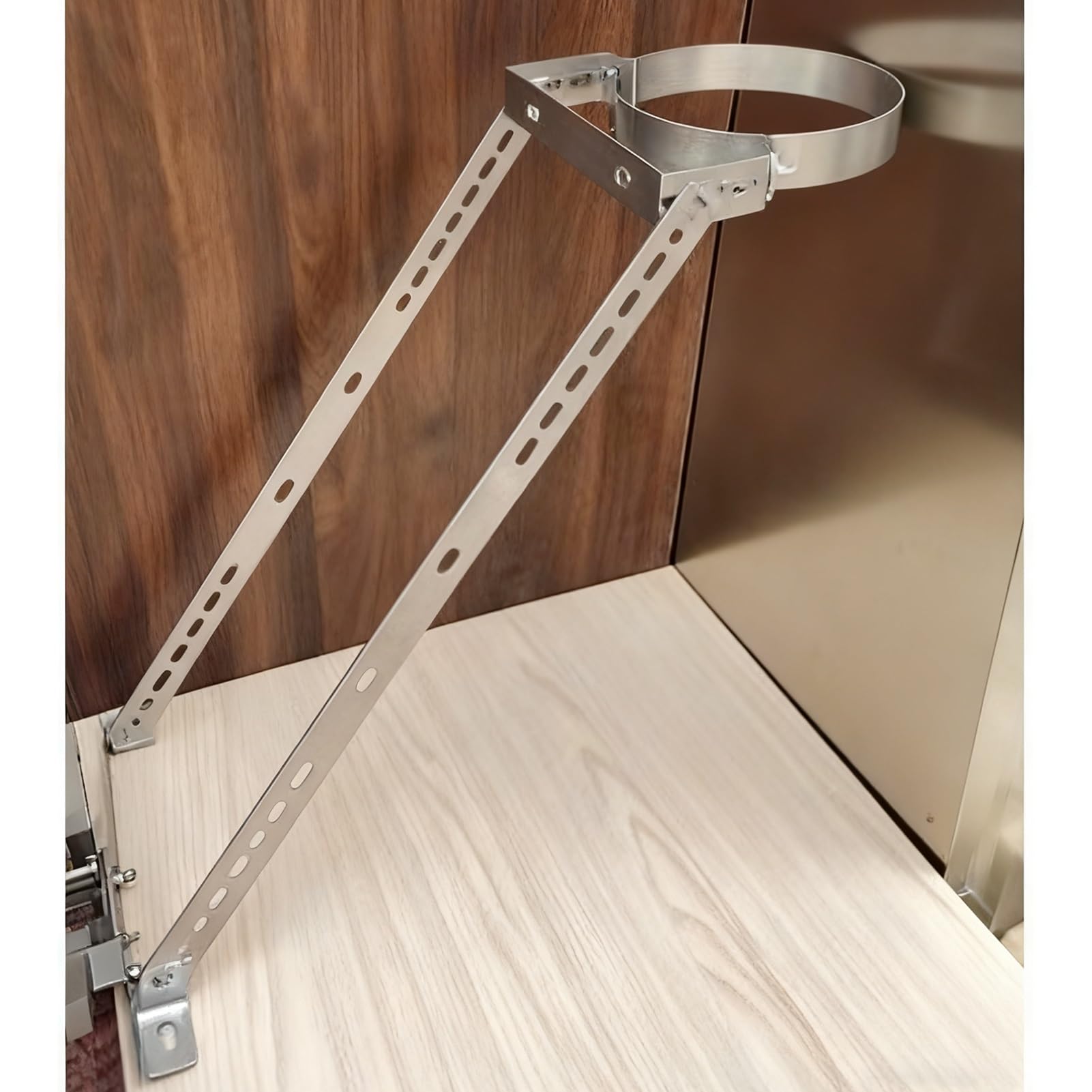 Supporto per Camino da Tetto, Supporto Universale Regolabile per Tubi della Stufa - Supporto per Tubo di Scarico fumi multiforo, Supporto per Tubo di Scarico fumi per caldaie - Adatto a Tubi