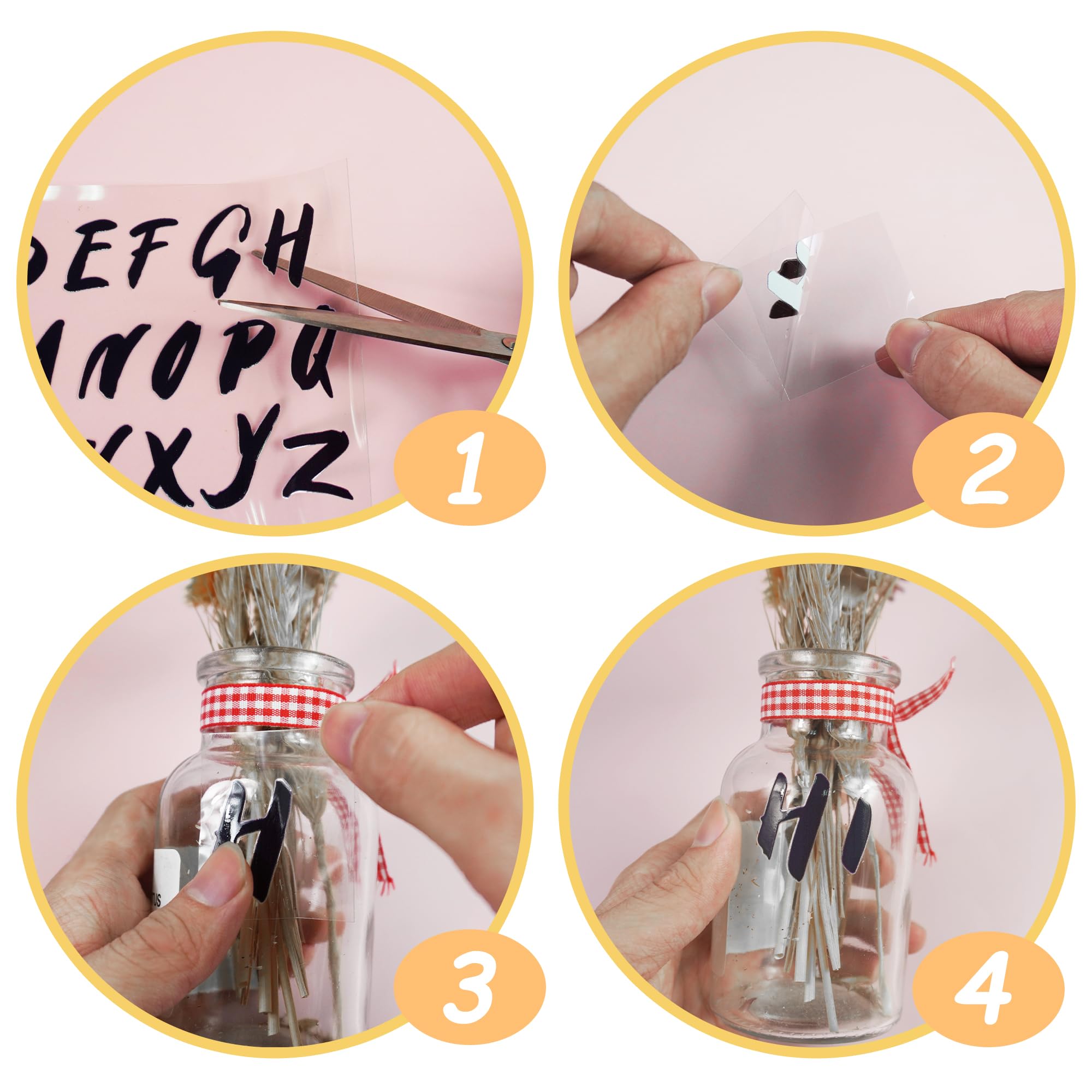Amazon.co.jp: アイロン転写 8枚 アルファベット 数字 UV カップ