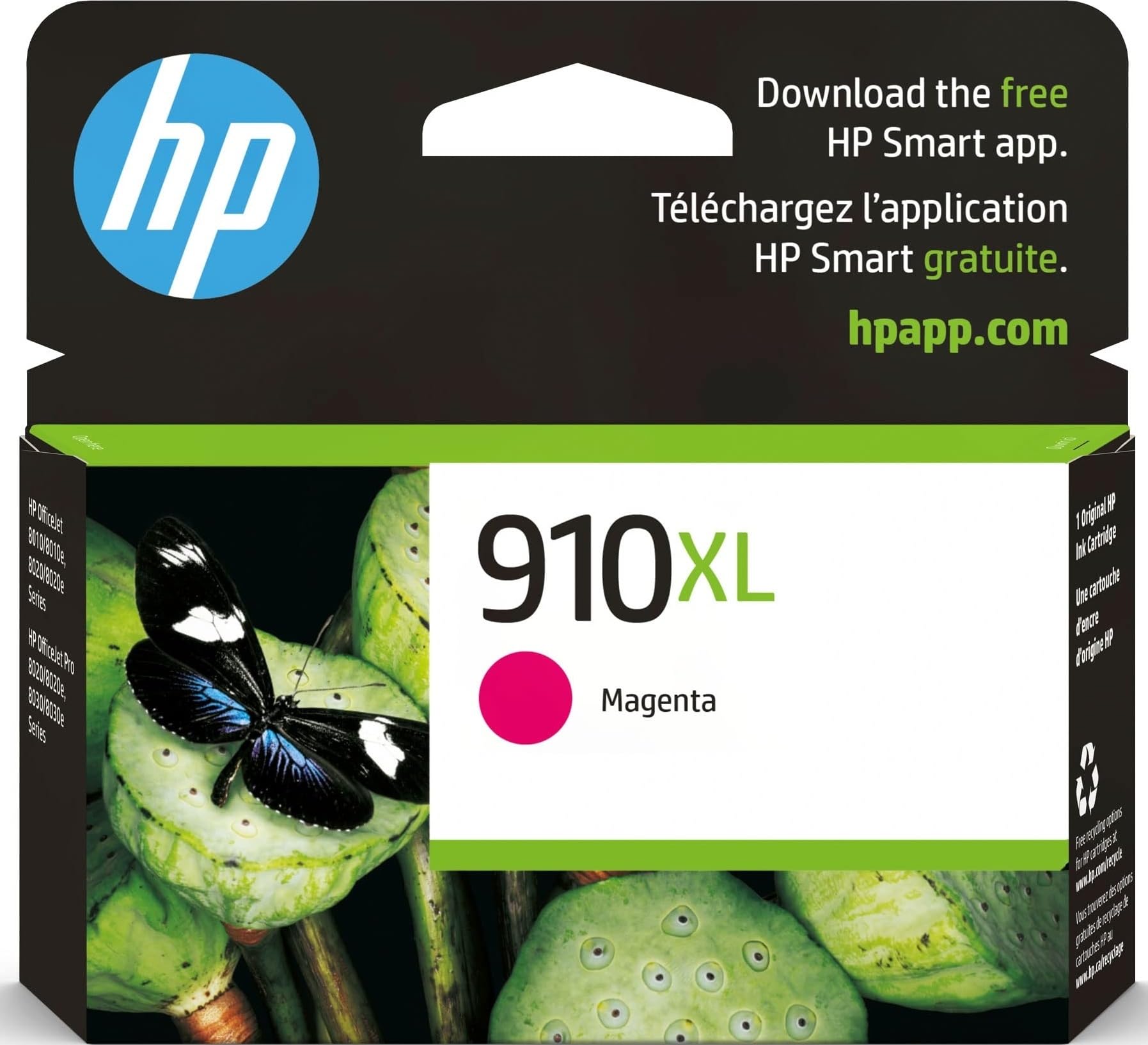 Amazon.com: HP 910XL Magenta High-Yield Ink Cartridge | Works with