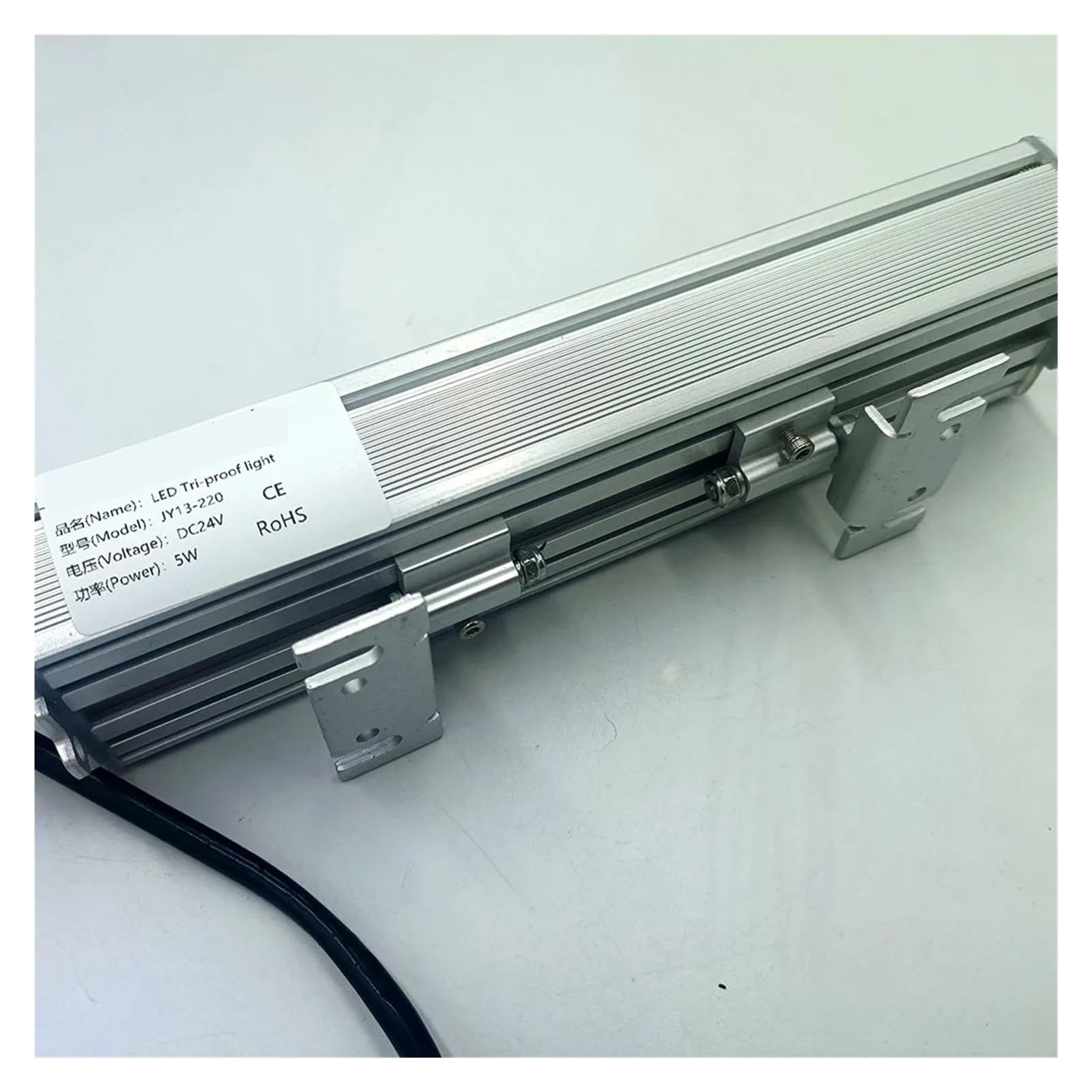 10W-30W Panel LED świetlówka robocza DC AC wodoodporne obrabiarki CNC oświetlenie garażowe instalacja otworu przesuwnego do maszyny do szycia(20w,AC 220)