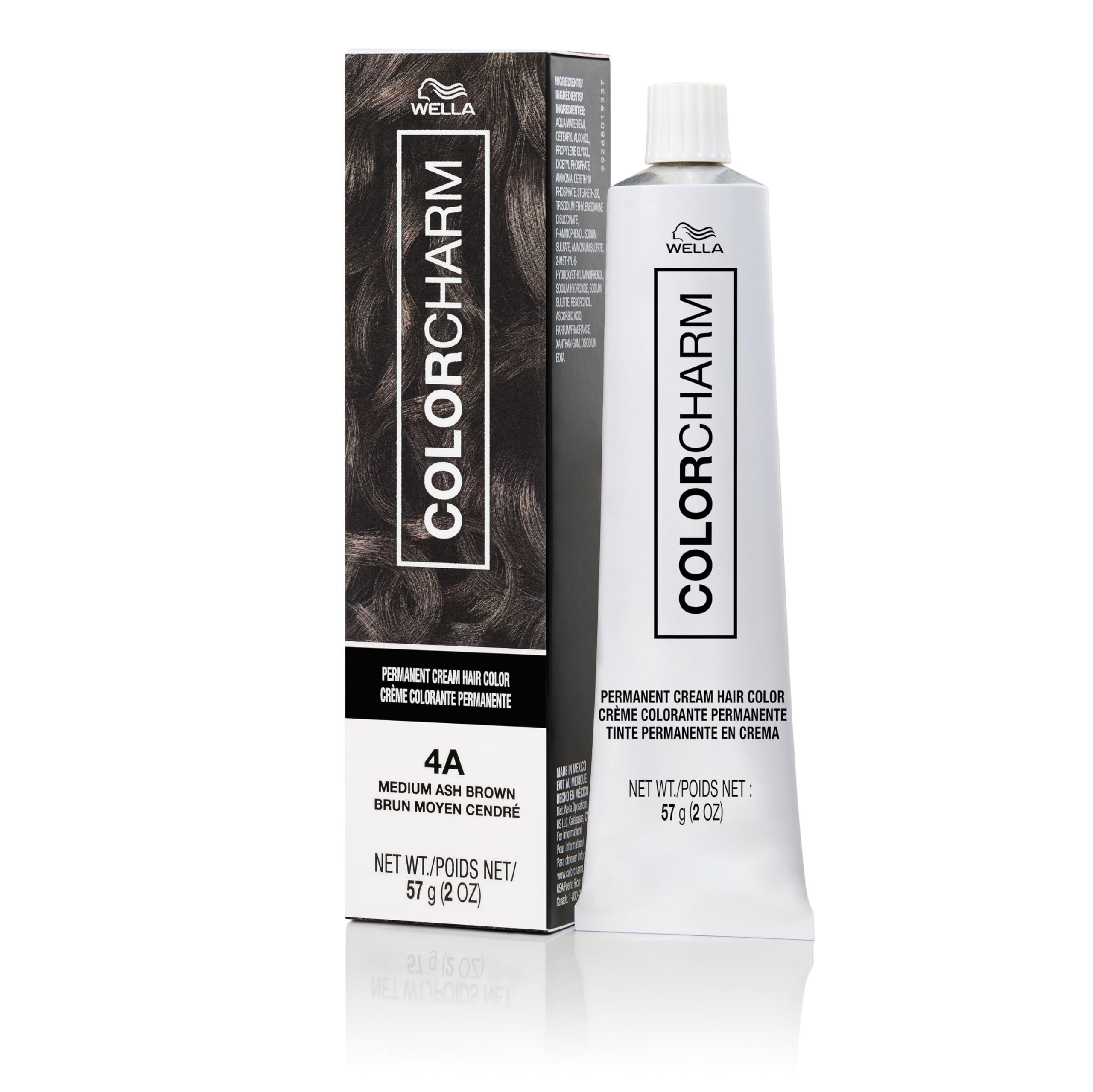 COLORCHARM Permanent Cream Hair Dye, Intense Natural, Cool Espresso Shades, 100% Gray Coverage, Vegan, Free of Phthalates & Parabens, 2 oz.