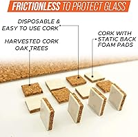 Vista 3 de Frank Lowe Cork con almohadillas de espuma estática para vidrio y ventanas (316 x 34 x 34)