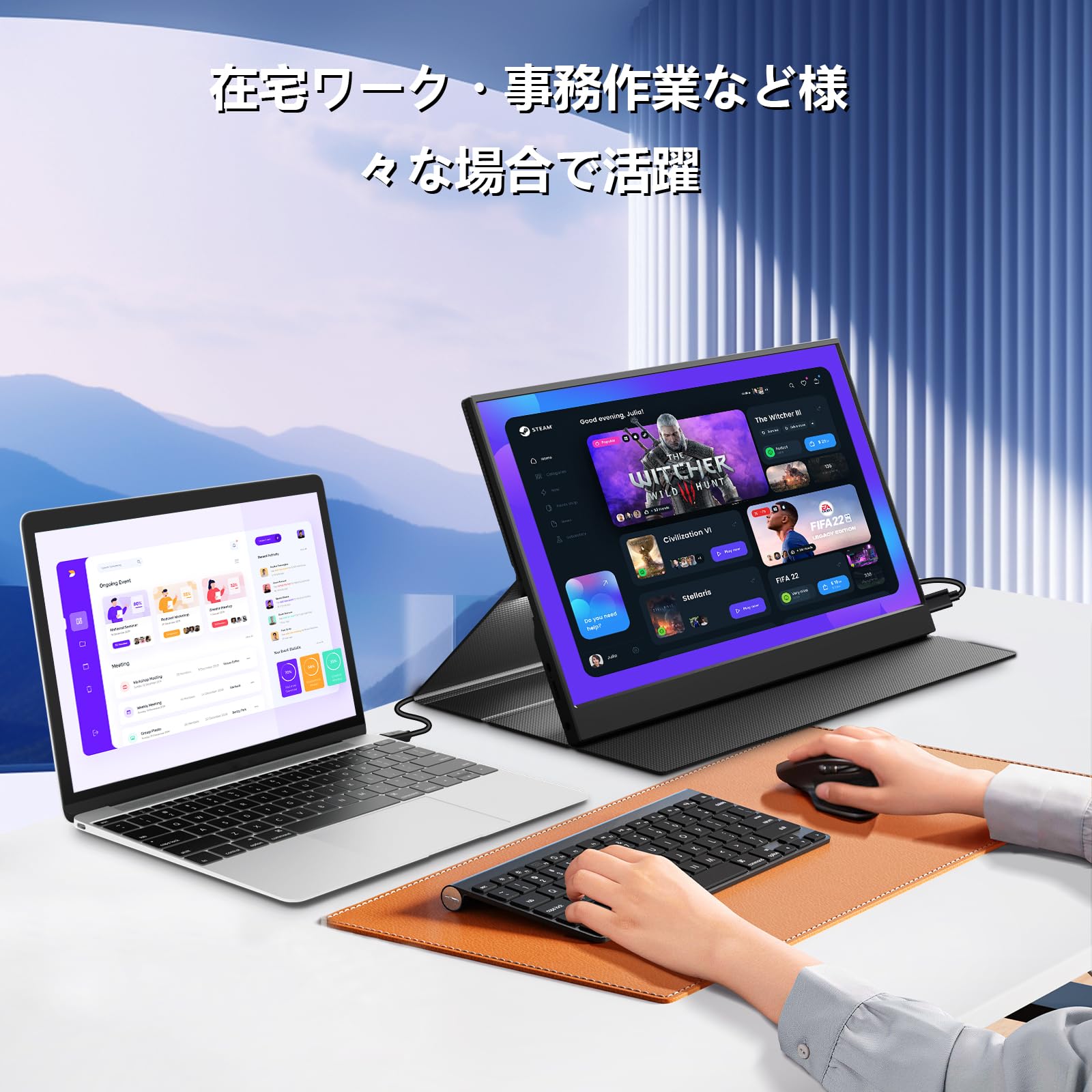 Amazon.co.jp: Alichome モバイルモニター 15.6インチ 1920×1080 FHD