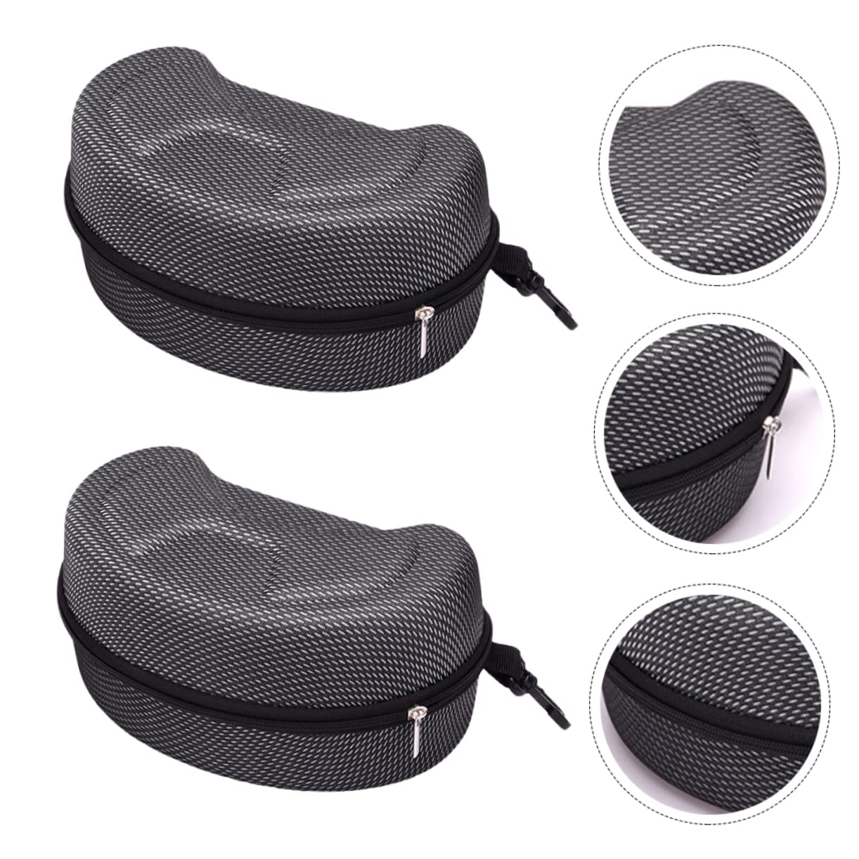 PACKOVE 4 Piezas Estuche De Gafas Estuche Duro Para Gafas Vasos De Chupito De Vidrio Estuche Para Gafas De Esquí Gafas De Esquí Maletas De Viaje Gafas Deportivas Molde Para Hacer Queso