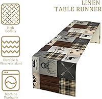 Vista 110 de Camino de mesa de mediados de siglo, moderno patrón atómico absctract geométrico retro de los años 1950 y 1960 S para decoración de mesa del hogar