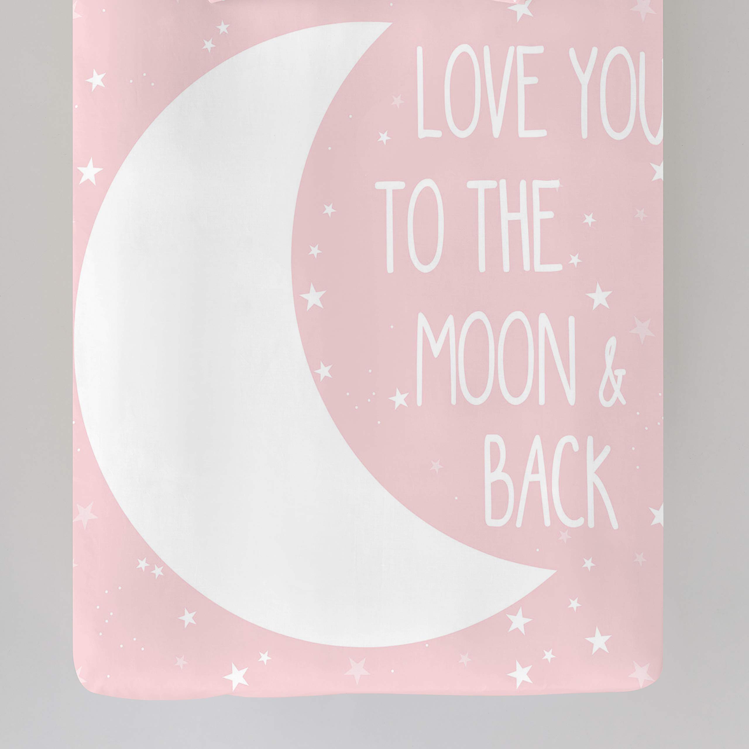 COTTON ARTean Saco nordico con Relleno nordico Moon Pink para Cama de 90x190 Saco nordico Unido a la Sabana Bajera con Cremallera. con Relleno nordico