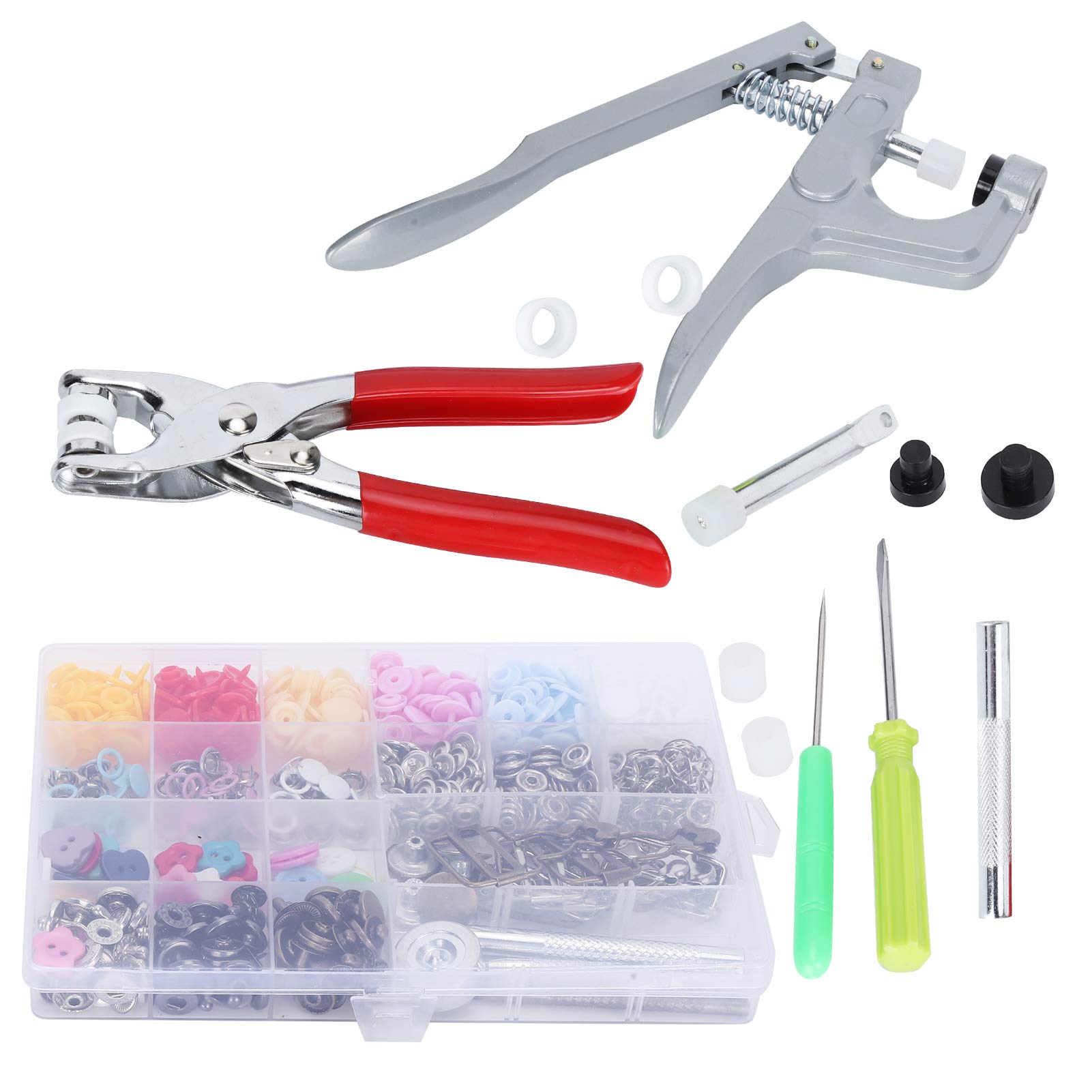 Set di Bottoni Automatici Kit di Bottoni Automatici Bottone Tich Accessori Per Abbigliamento in Metallo Strumento Per Cucire