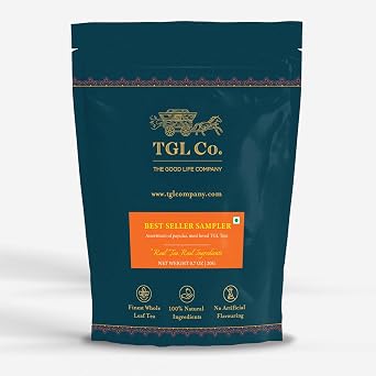 The Good Life Company Bestsellers Tea Sampler Box - Tea Bags Box 10 Tea bags Pack of 2