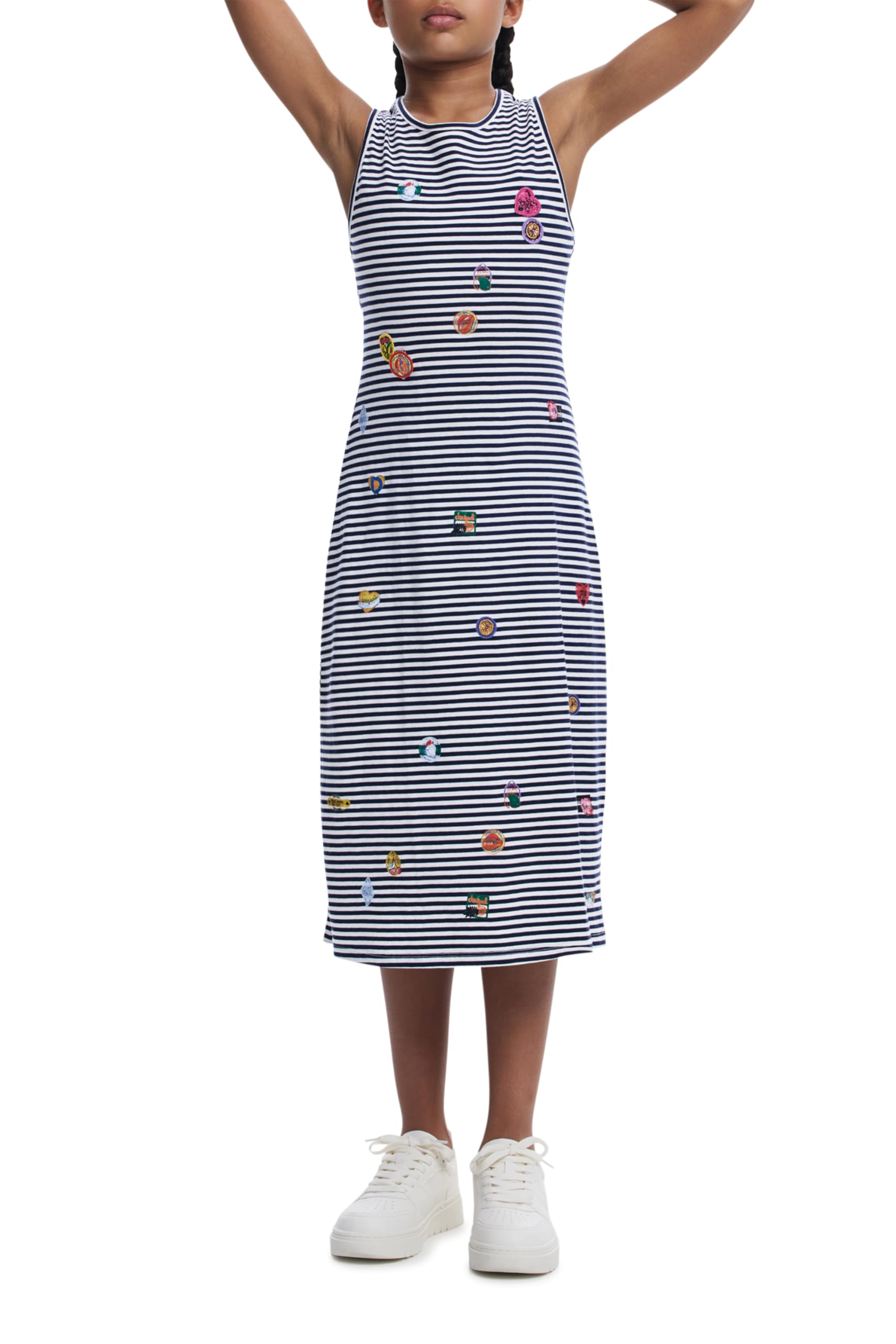 Desigual Vest_Lucy, 5000 Navy, 7/8