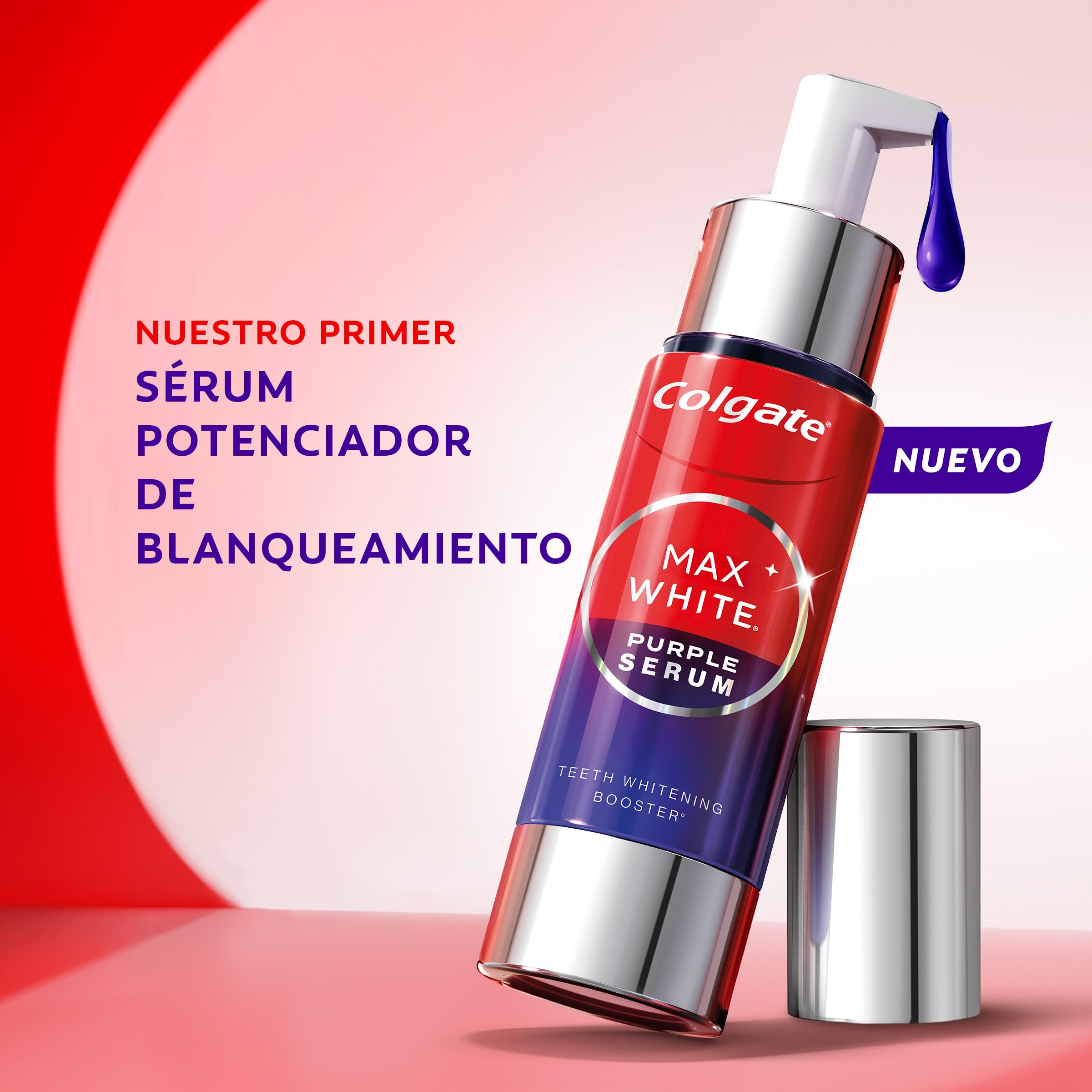 Colgate Max White Sérum Morado 40ml, Blanqueador Dental Instantáneo sin Flúor, Blanquea Instantáneamente, Fórmula de Doble Acción para Corrección del Color y Resultados Blanqueadores Duraderos — view 4