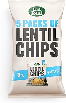 Eat Real Multipack - 5 x 18g Salted Lentil Chips