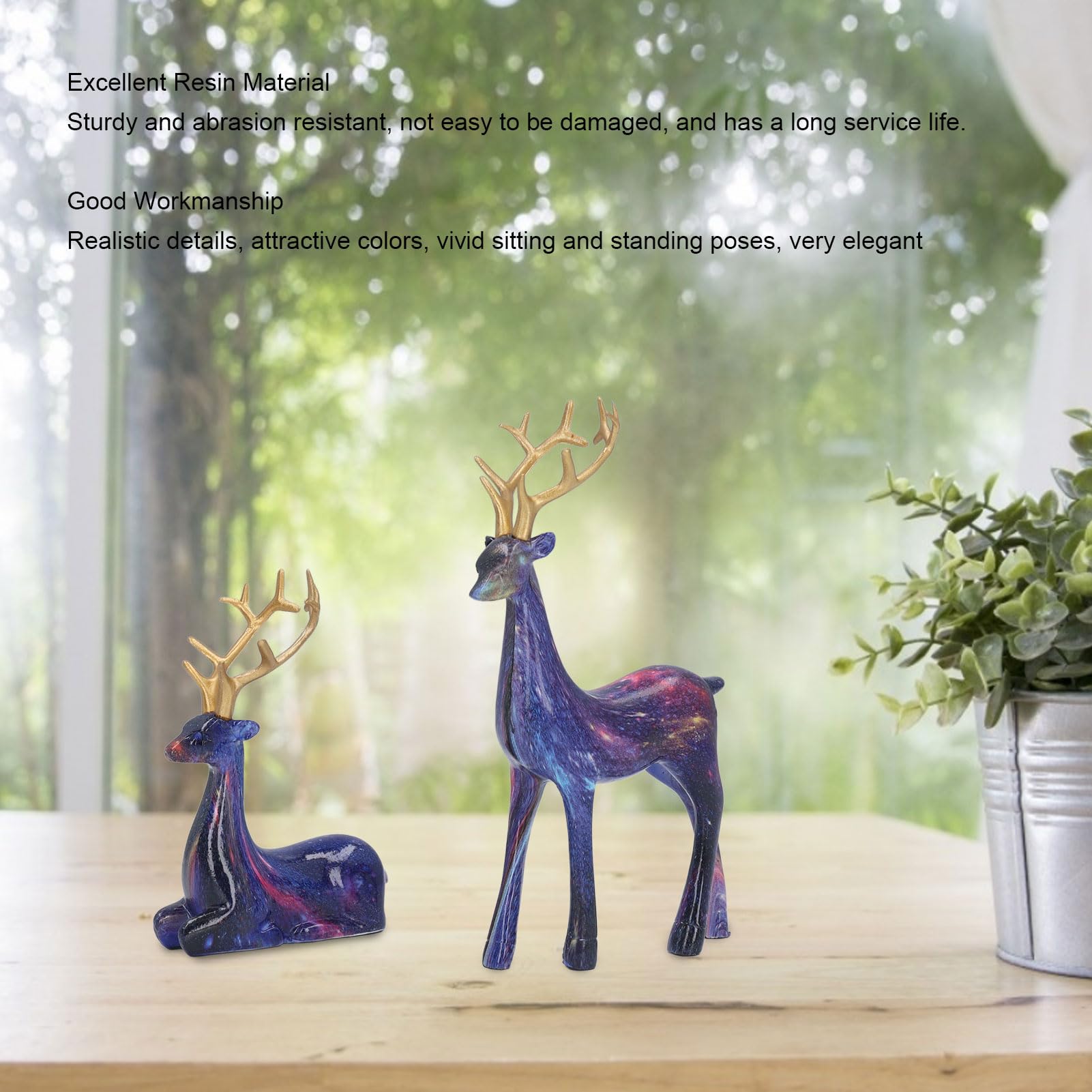 鹿の置物 鹿のオブジェ S インテリア雑貨通販・取扱い rusk（ラスク）