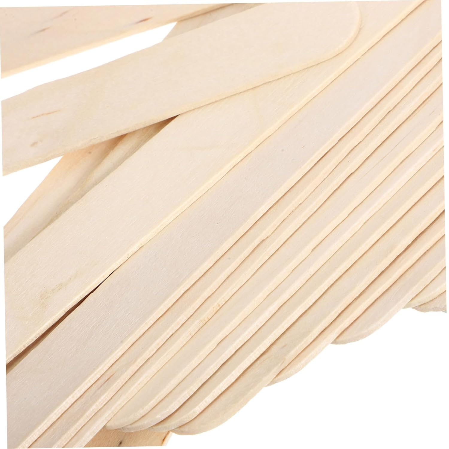 Healeved Wooden Wax Sticks of Hair Removal Spatulas for Women Smooth Surface Applicators for Body Hair Waxing Salon Home Use Sticks Per Box
