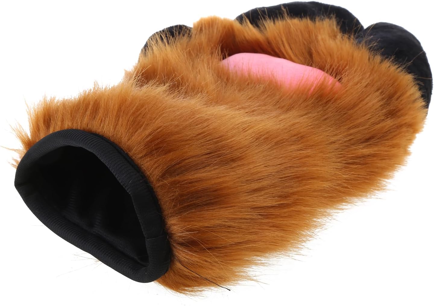 Unisex Cosplay Sheep Hoof Plush Gloves - Halloween Mittens, Furry Cuffs for Carnivals, Party Cosplay