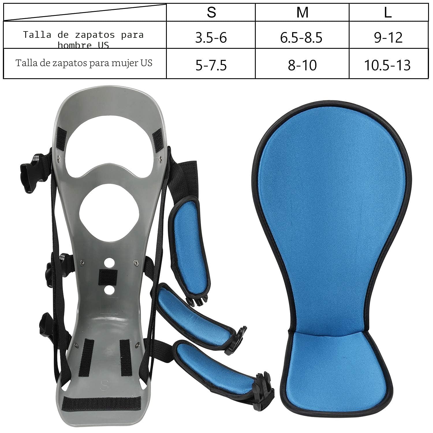 Férula nocturna para fascitis plantar, soporte para el pie, férula para tendinitis para estiramiento de fascia, tendón y pantorrilla, hueso del talón M