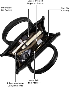 Buy Lavie Luxe Women's Lisa Box Satchel Handbag | Satchel Bag for