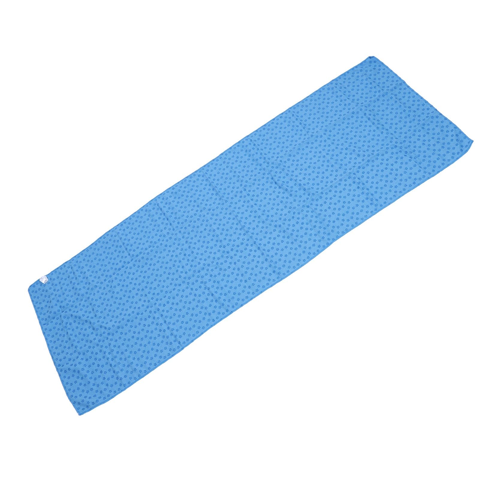 Toalla de Pilates de Microfibra, Toalla de Pilates Antideslizante Mejor Protección de Amortiguación para Ejercicios de Pilates (BLUE)