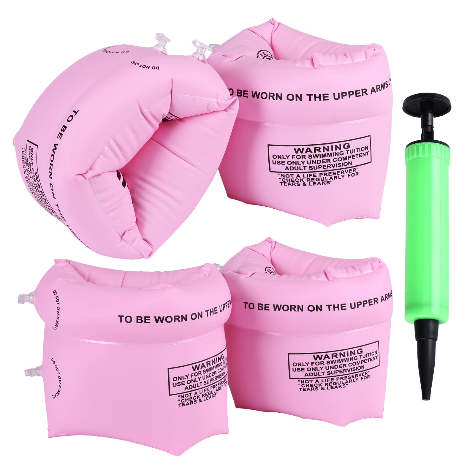 Arm Floaties Inflatable Swim Arm Bands Floater Sleeves Swimming Rings.(2-4-6-8 Pcs)
