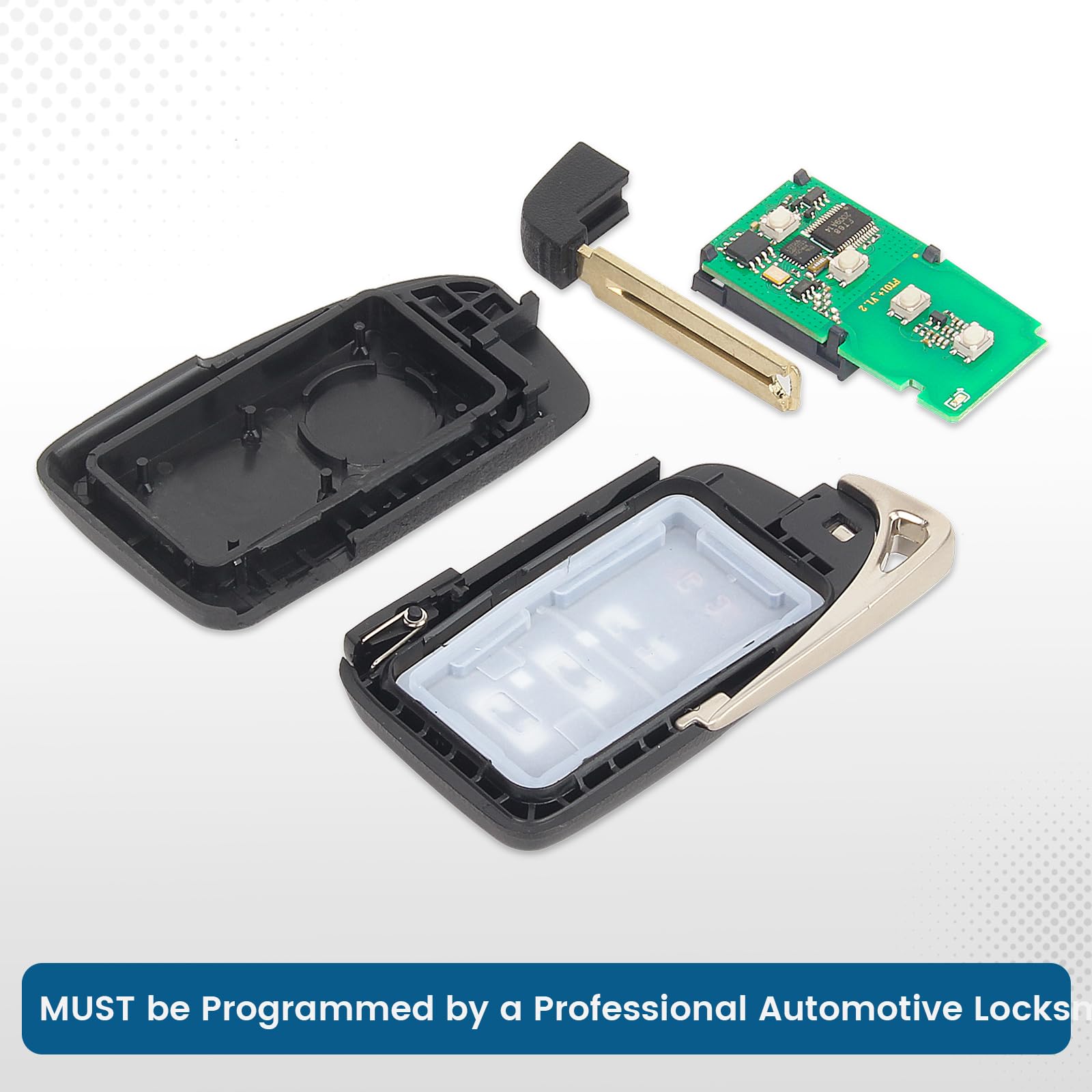 Keyecu Replacement Smart Remote Car Key Fob for Lexus ES300h ES350 GS350 GS450h 2013-2019 HYQ14FBA 281451-0020 G Board 89904-06170 314.3MHz 8A Chip 4Buttons