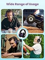 Vista 9 de Protección Auditiva para Rango de Tiro, Orejeras de Seguridad con Reducción de Ruido de 31dB SNR, Auriculares con Cancelación de Ruido