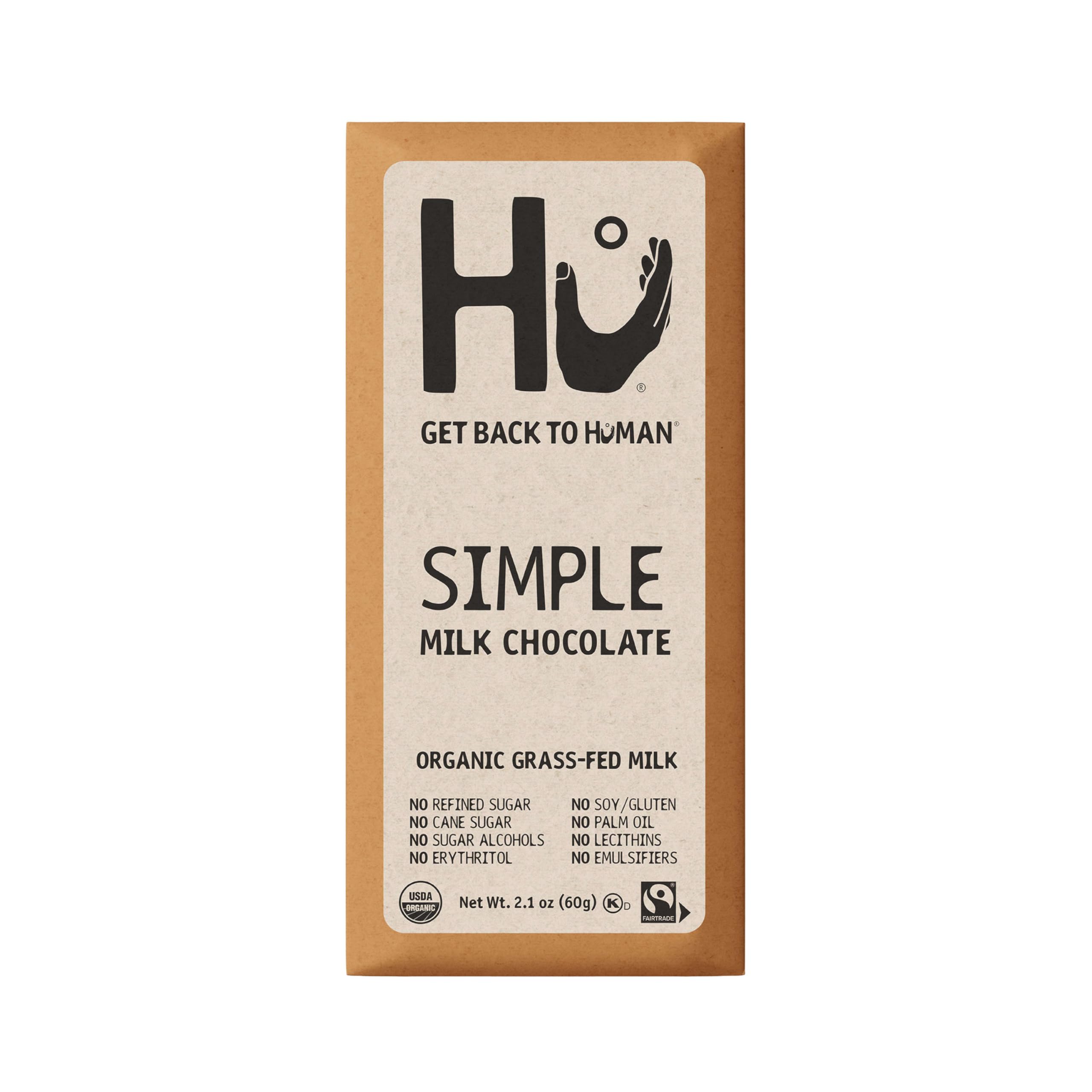 Hu Simple Milk Chocolate Bar, 2.1 Ounce Bar, 1 Count