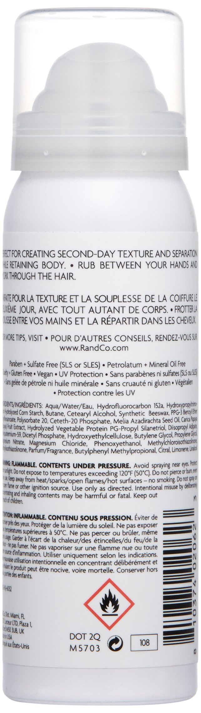R+Co Aircraft Pomade Mousse | Lightweight Mousse for Texture, Volume & Definition | Anti-Frizz Hair Styling Foam for Tousled, Lived-In Looks | Vegan, Cruelty-Free & Paraben-Free