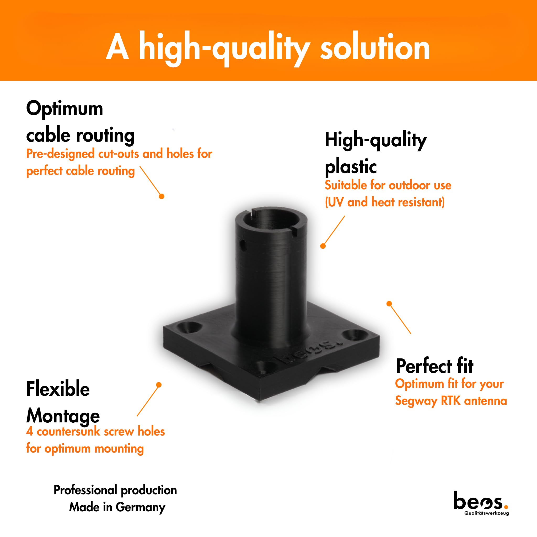 beos Premium ground mount for Segway Navimow antenna - Image 2