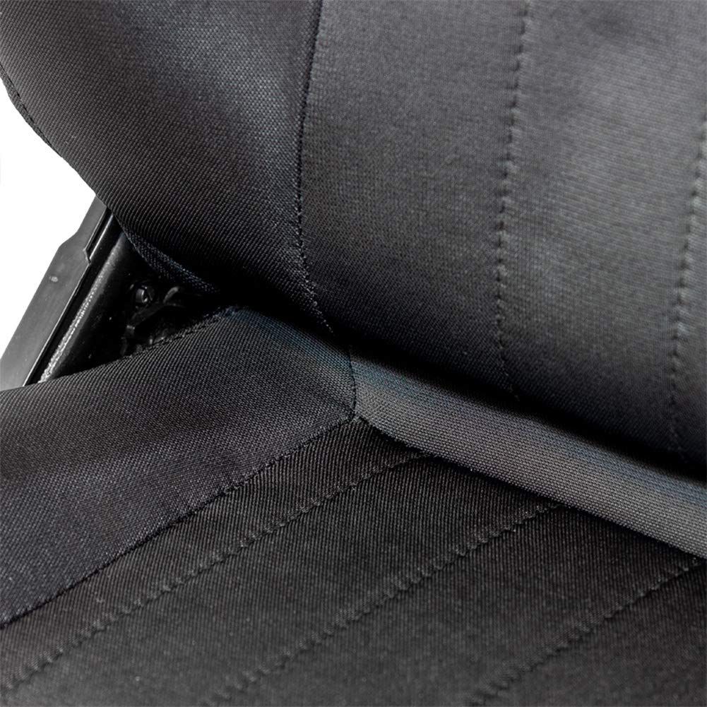 Sedile Sportivo 'Retro' - Nero - reclinabile doppia regolazione - incl. Slitte