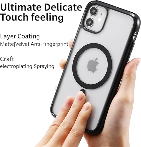 Miniatura 5 de Yriklso Funda para iPhone 12, a prueba de golpes para iPhone 12 Pro, protección contra caídas de grado militar, funda protectora rígida delgada