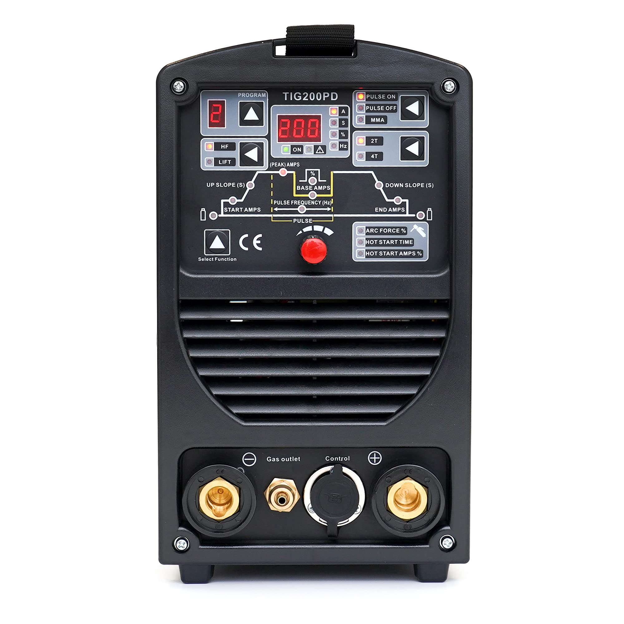 IPOTOOLS TIG-200PD Saldatrice TIG - Saldatrice TIG con IGBT 200A 230V, Saldatrice a elettrodo MMA 3 in 1, Saldatrice portatile, 7 anni di garanzia