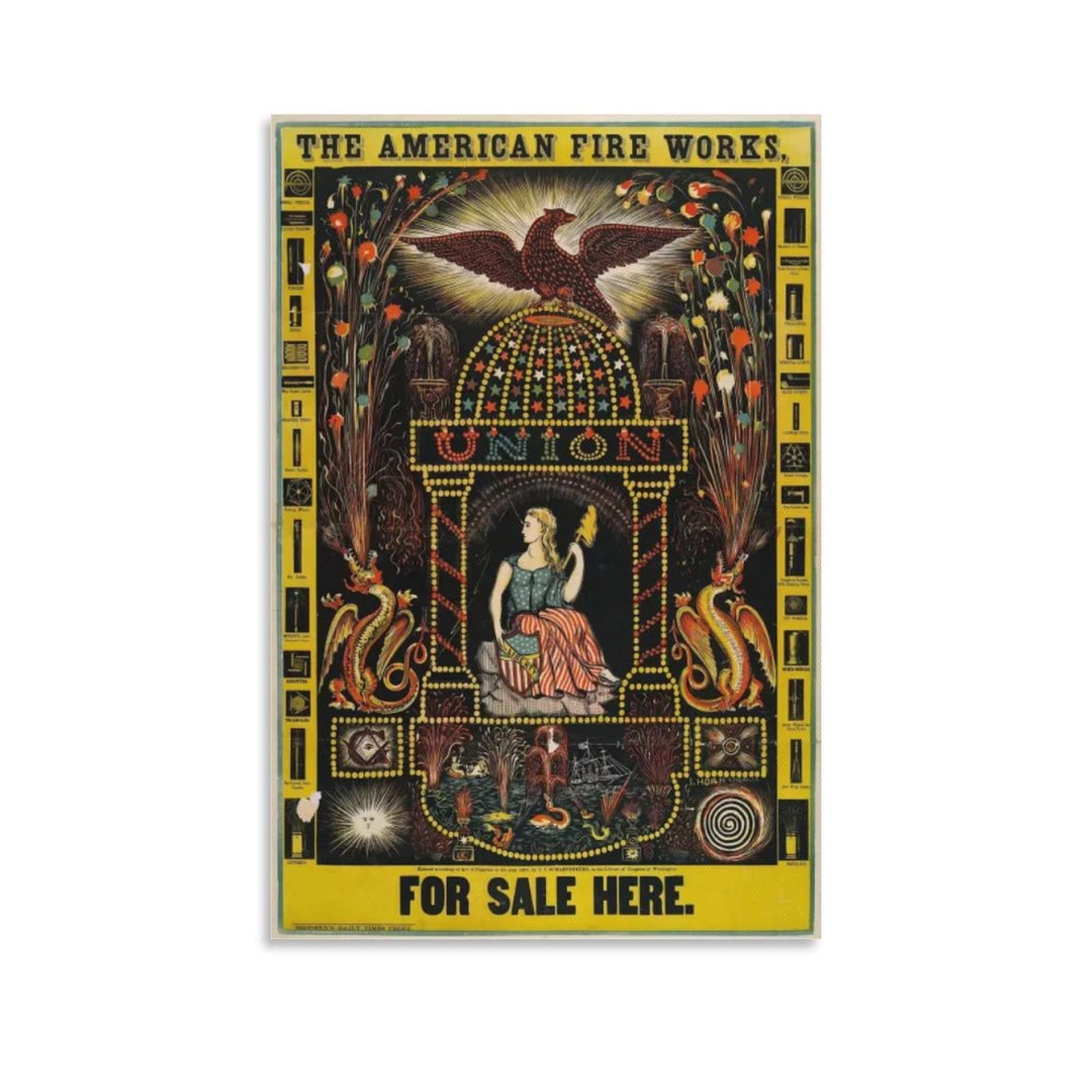 Victorian Graphic Design Poster