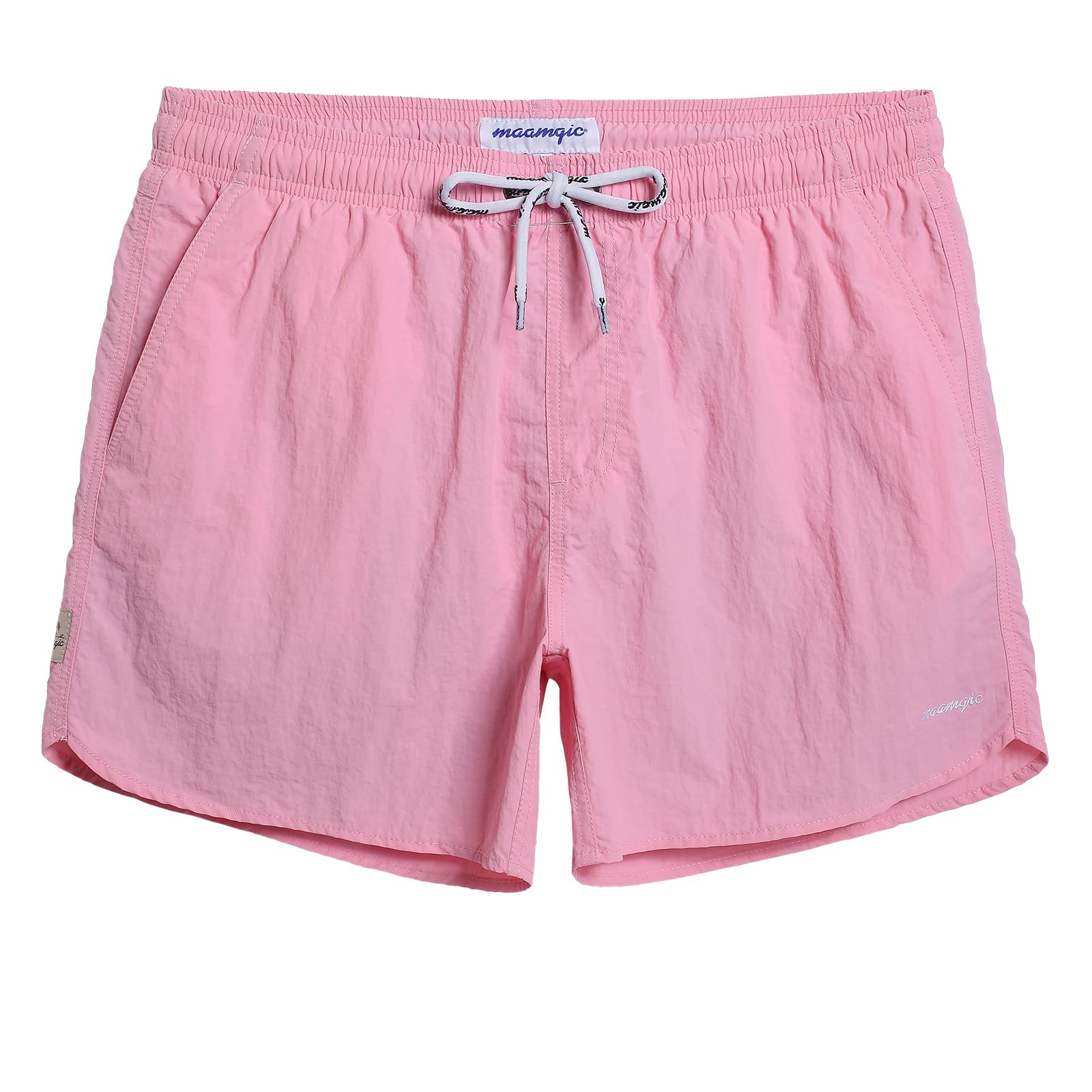 maamgic Mens Swim Trunks 5" with Mesh Lining Quick Dry Bathing Suits for Men Swim Shorts Swimwear