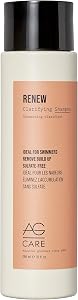AG Care Renew Clarifying Shampoo, Remove Build Up, Colour Safe Sulfate-Free Shampoo, 10 Fl Oz