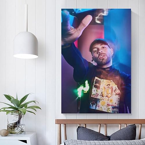 Miniatura 4 de DAXXIN Feid - Póster de lienzo decorativo para pared, sala de estar, dormitorio, decoración, regalo, sin marco, estilo 20 x 30 pulgadas (19.7 x 29.5