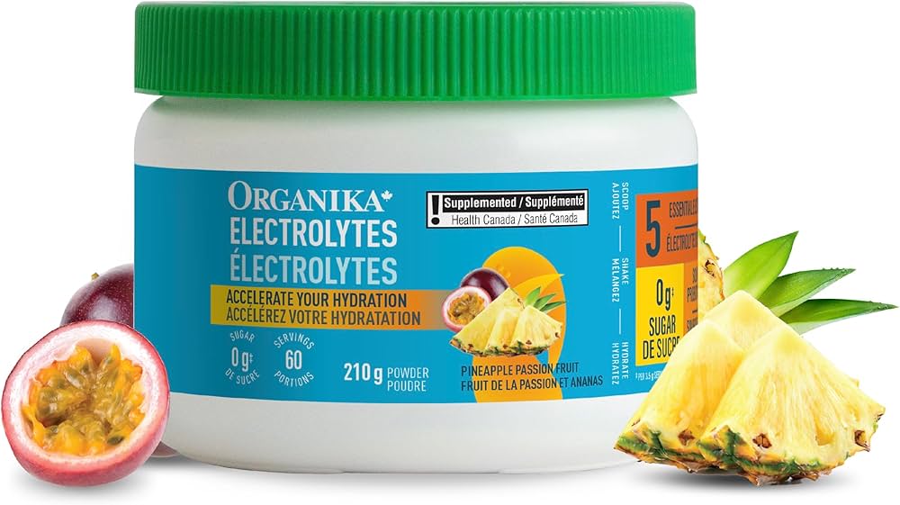 Organika Canadian-Made Electrolytes Powder with Vitamin C