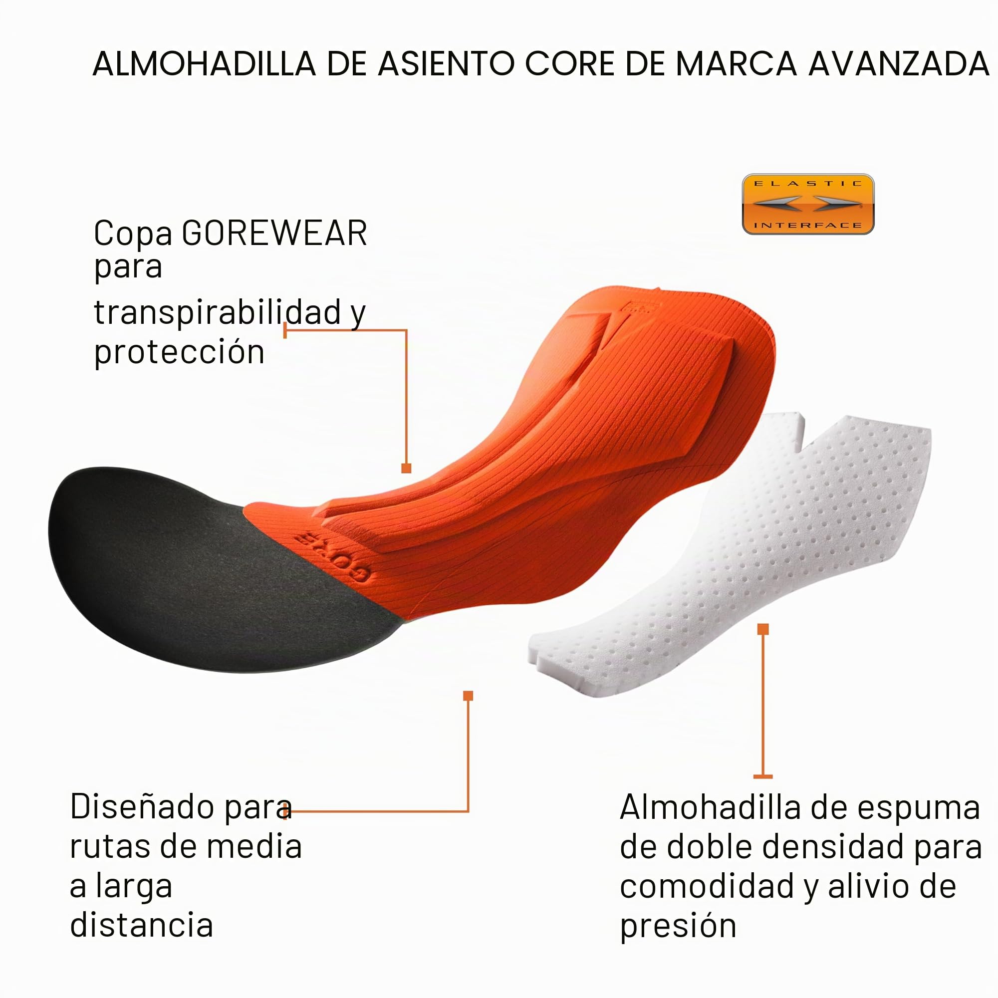 Gore Wear Culote+ con Tirantes Spinshift Hombre - Leggings Hombre