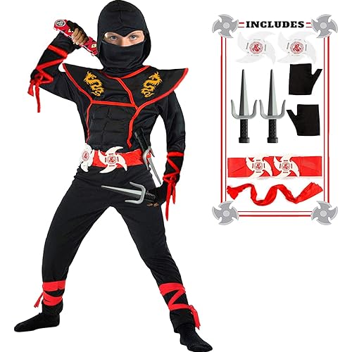 Ninja Costume Boy Halloween Kids Costume Boy Ninja Muscle Costume With Ninja Foam Accessories Best Children Gift