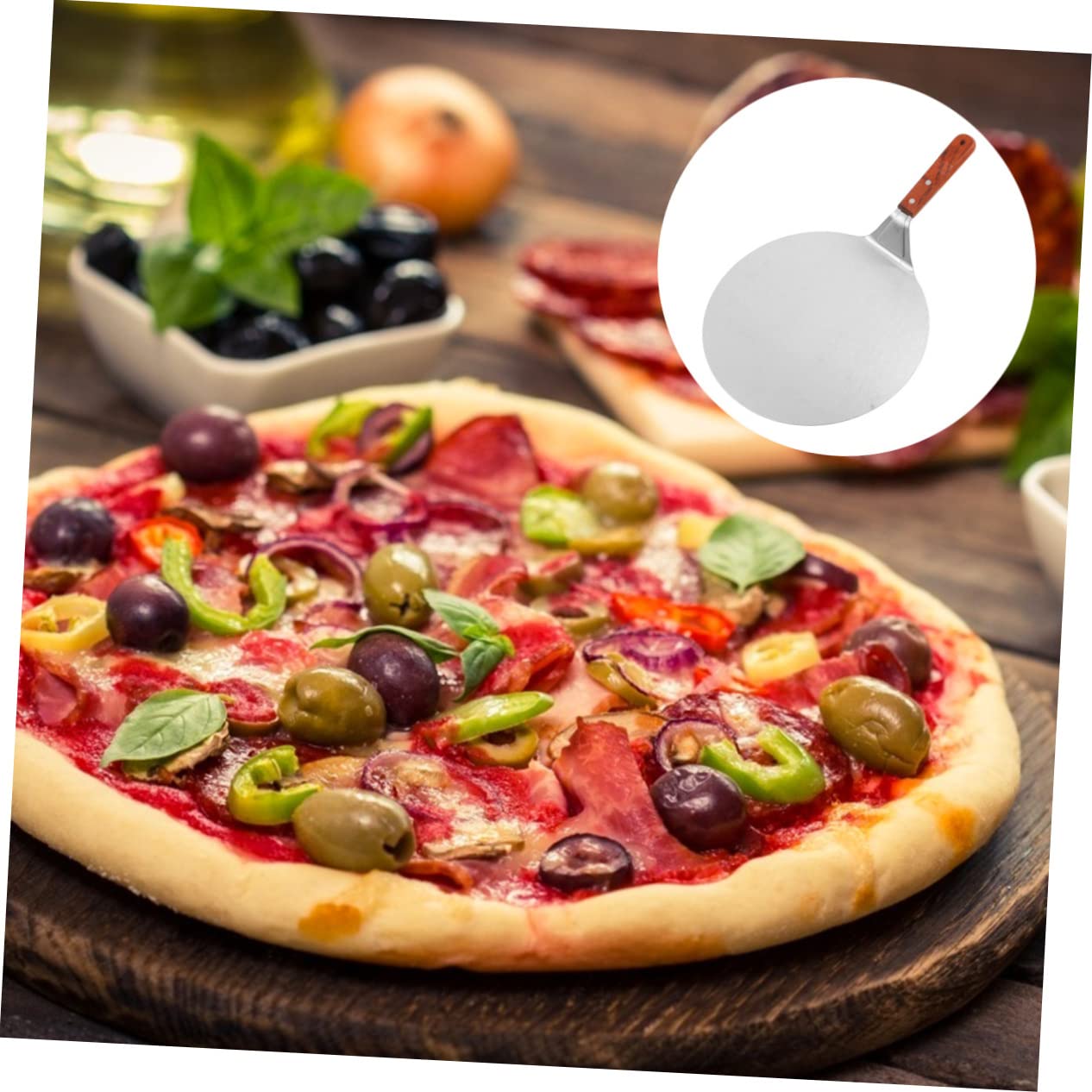 ABOOFAN Kuchenspatel Pizza-spatel Spachtel Grill Holz Brot Pfannenwender