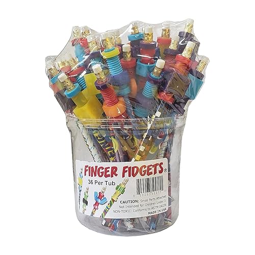 Musgrave Pencil Company Fidget, varios colores, bañera de 36 (MUSFIDGETS)