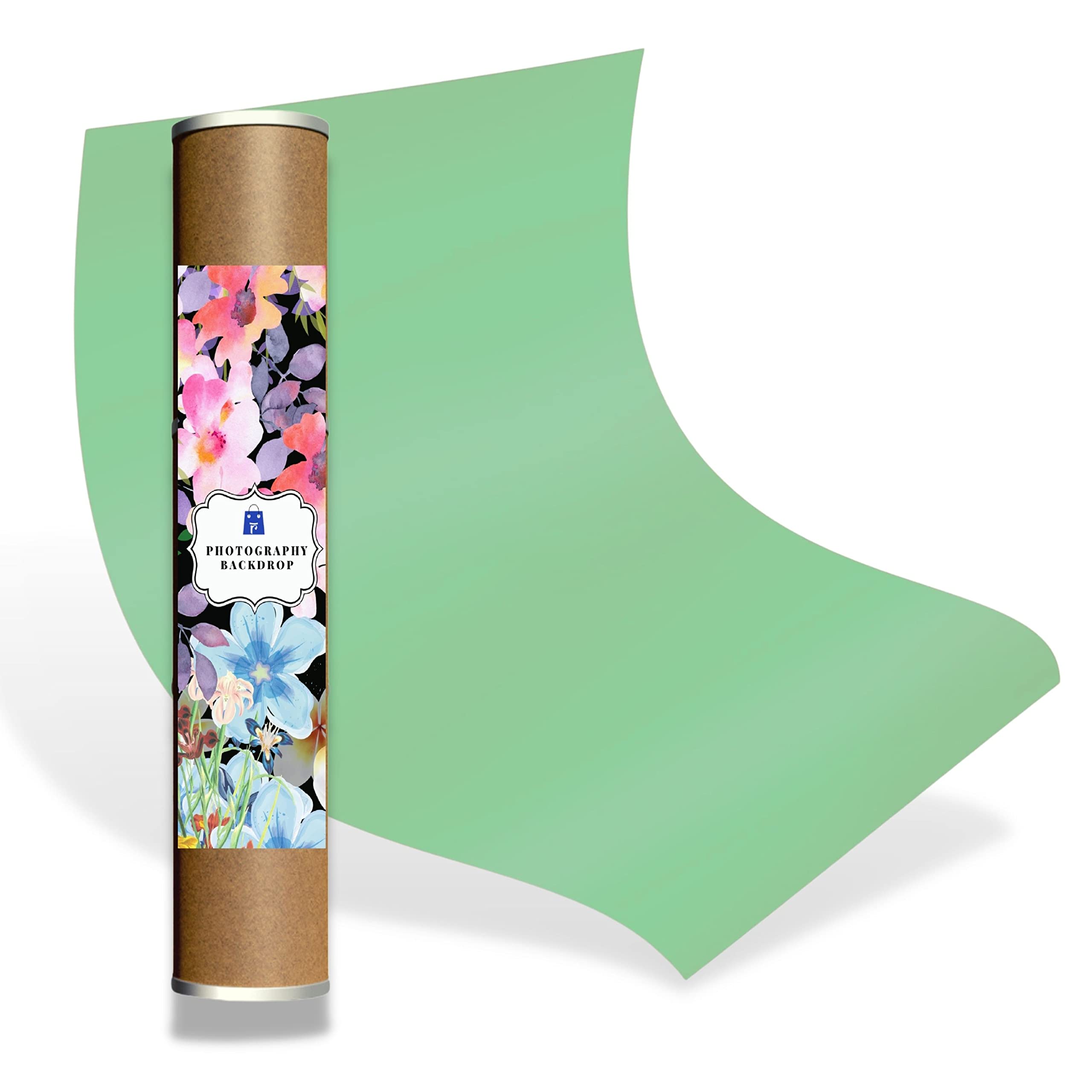 Royalkart 4.5ft x 2.2ft PVC Backdrops for Photography Waterproof | Flatlay Photography Backdrops for Product Photoshoots (Green)-picture-17