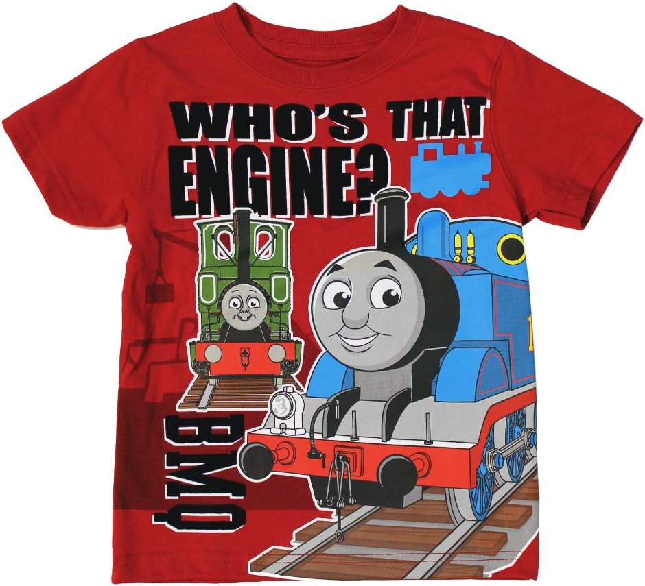 Thomas the Train Toddler Boys Shirt Who's That Engine Tee Red