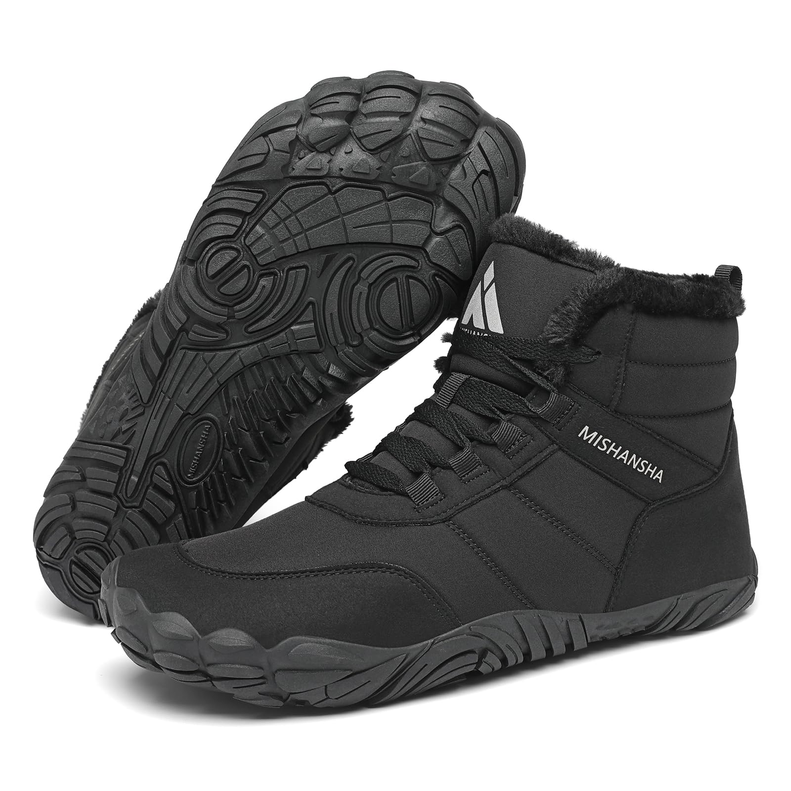 Mishansha Botas de Invierno para Mujer Hombre - Forradas Cálidas & Repelentes al Agua Gr.36-48