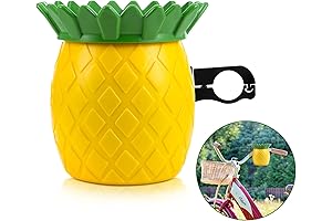 Alloy Bike Pineapple Drink Holder Bike Accessory, Bicycle Coffee Cup Holder with...