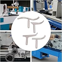 Vista 2 de Soporte para herramientas de torno de 0.98 pulgadas, con forma especial, soporte para herramientas de torno de doblado, torno de madera