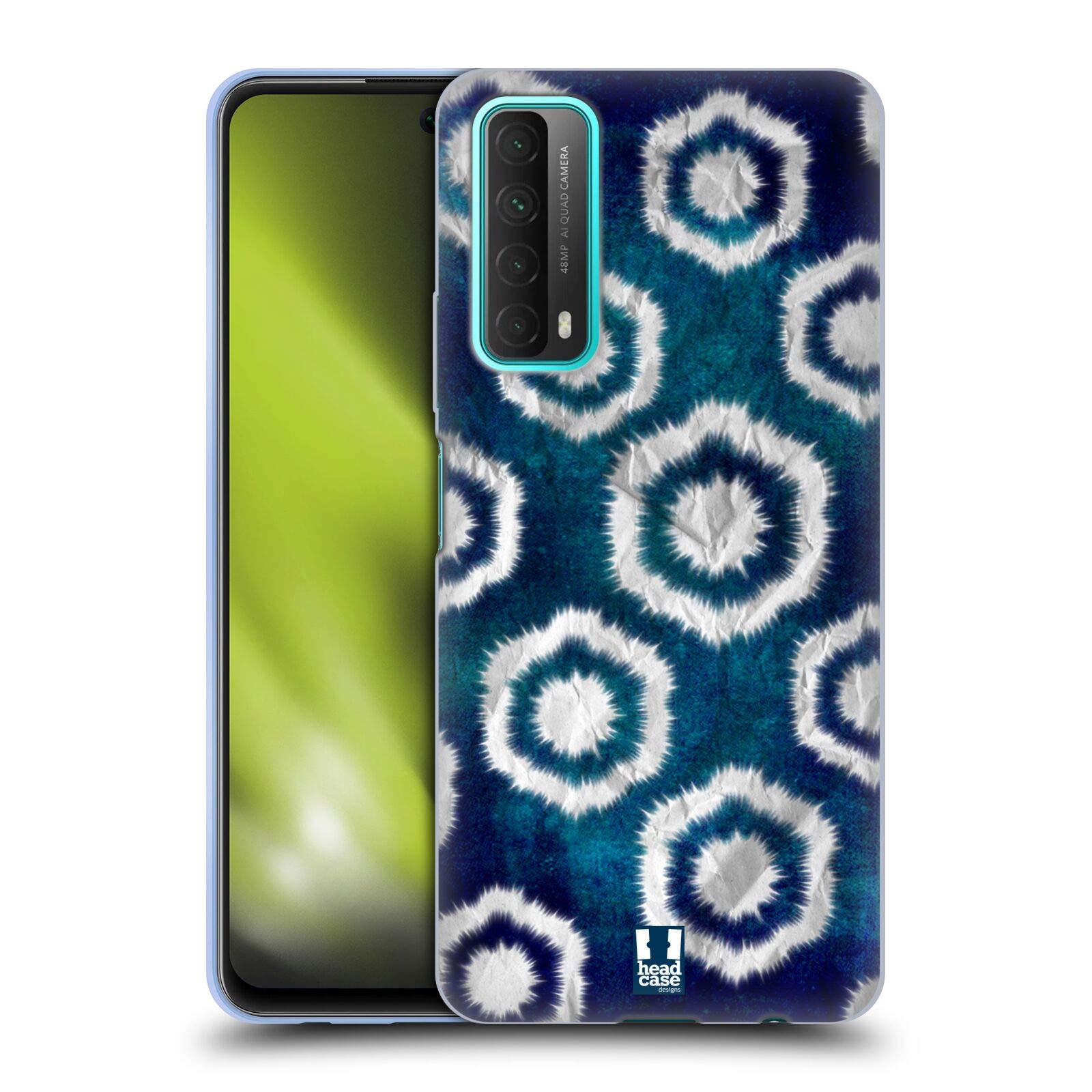 Head Case Designs Random Japanese Tie Dye Soft Gel Case Compatible with Huawei P Smart (2021)