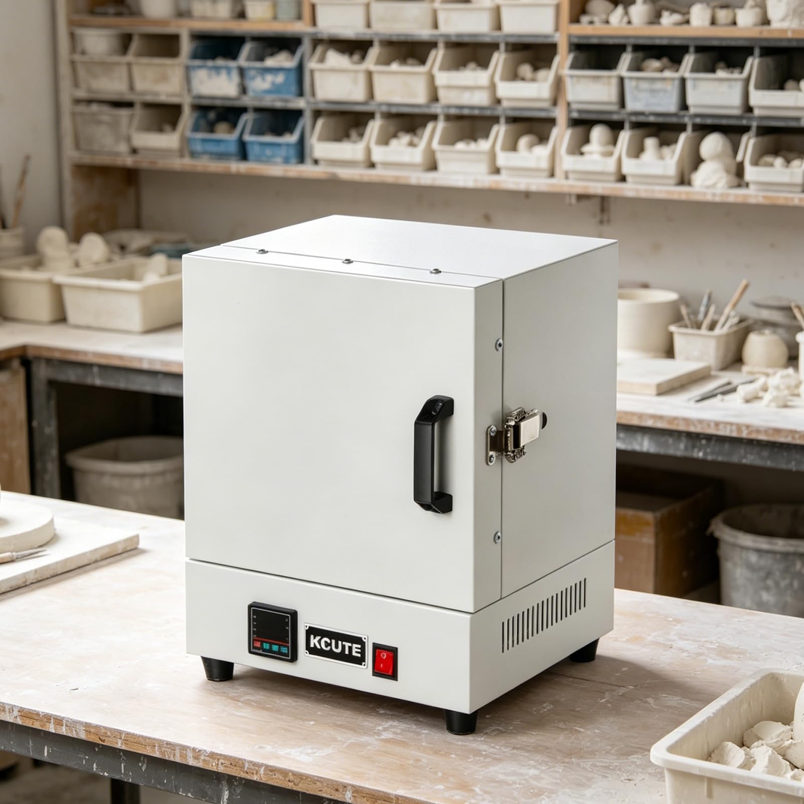 Four de laboratoire numérique électrique 2000 W pour traitement thermique et fusion