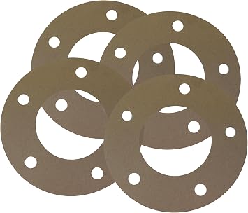 Inline Tube Compatible with 1955-87 GM Car Rim Protectors Gaskets Between The Wheel And Rotor Or Drum 4pc